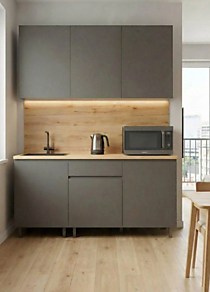 Кухня 1500 графит