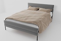 Кровать Горизонт мини 900, серый