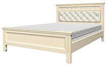 Кровать Грация 1400, слоновая кость