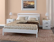 Кровать Камелия-1 900, белый античный