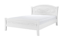 Кровать Карина-16 1200 белый античный