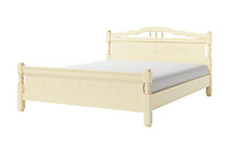 Кровать Карина-5 1200 слоновая кость