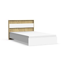 Кровать Лофт 1200 дуб бунратти/белый