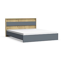 Кровать Лофт 1600 дуб бунратти/графит