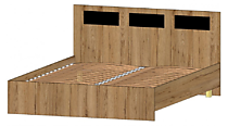 Кровать Гамма 1600, дуб крафт