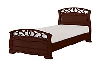 Кровать Грация-1 1200 орех