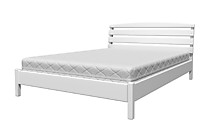 Кровать Камелия-1 1200 белый античный