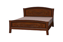 Кровать Карина-16 1200 орех