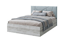 Кровать Лагуна 1400, дуб серый