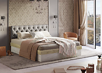 Кровать Луара 3 1400,дуб крафт