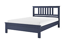 Кровать Лаура 1200 темный лазурный