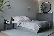 Кровать Мори КРМ1200.1, графит