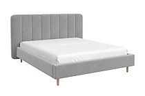 Кровать Рино 1600 с ПМ светло-серый