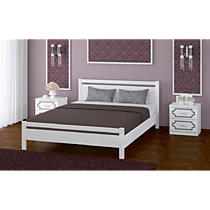 Кровать Вероника-1 900, белый античный