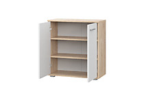 Комод FUN КД-1 дуб сонома/белый открытый