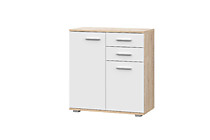Комод FUN КД-2 дуб сонома/белый