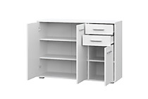 Комод FUN КД-3 белый открытый