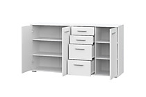 Комод FUN КД-4 белый открытый