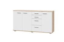 Комод FUN КД-4 дуб сонома/белый открытый