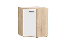 Комод FUN угловой КД-5 дуб сонома/белый