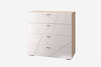 Комод Скайлайн с 4 ящиками, белый