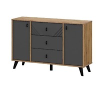 Комод Байкал 3 ящика двухстворчатый