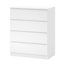 Комод Флорес 80-5 4 ящика белый