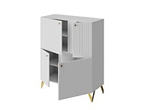 Комод RENO КМ-2 белый открытый