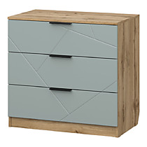 Комод Рикко 80-48 3 ящика вотан/амполлино
