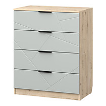 Комод Рикко 80-48 4 ящика дуб ирдандский /варезе