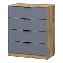 Комод Рикко 80-48 4 ящика вотан/альбано