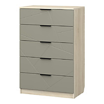 Комод Рикко 80-48 5 ящиков дуб сонома/вико