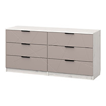 Комод Рикко 160-48 6 ящиков дуб эльза/фонди