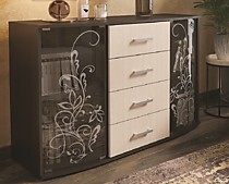 Комод К7 1300, венге/дуб белфорт