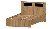 Кровать Гамма 1200, дуб крафт