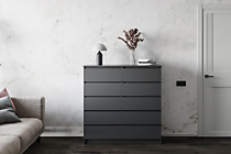 Комод Мори МК1200.10, графит