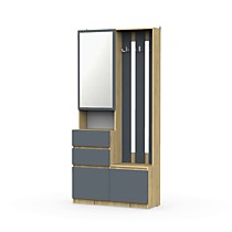Прихожая Николь дуб бунратти/графит