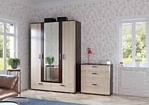 Шкаф 4-х дверный Даллас