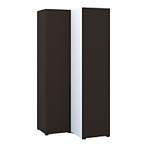 Шкаф Джерри угловой 102-104 с зеркалом венге