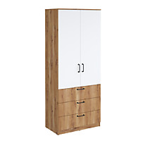 Шкаф гардеробный Сеул с 3 ящиками-800