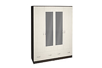 Шкаф Ронда ШК-4, венге/дуб беленый