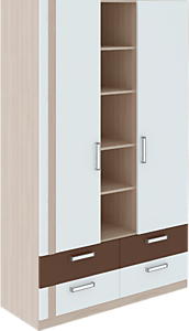 Шкаф трехсекционный Волкер М 02
