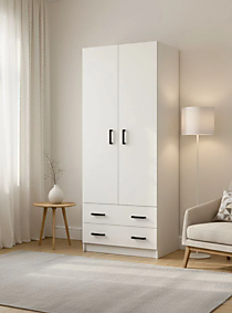 Шкаф Турин 800 с ящиками белый