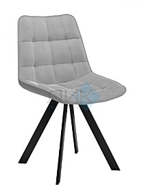 Стул DikLine 229 поворотный, B22 GREY, ножки черные
