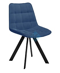 Стул DikLine 229 поворотный, B8 BLUE, ножки черные