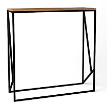 Консоль К1, дуб крафт табачный/черный