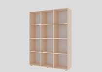 Стеллаж ДМ 12, дуб млечный