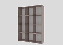 Стеллаж ДМ 12, ясень шимо темный