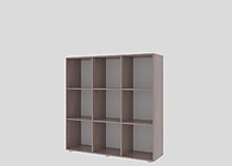 Стеллаж ДМ 9, ясень шимо темный