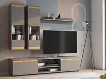 Гостиная Бруно графит/дуб вотан